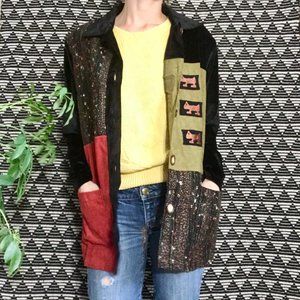artist smock button up Shacket